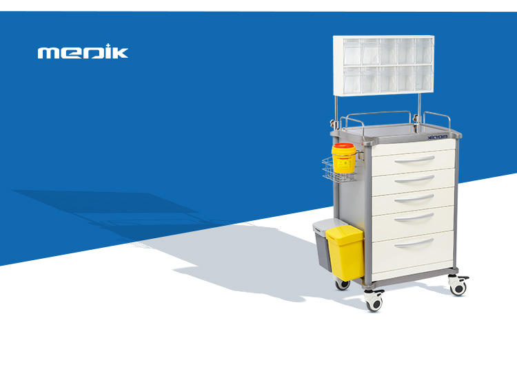 MK-C06 Anesthesia trolley With 5 Drawers