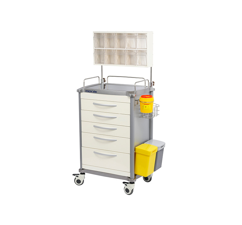 MK-C06 Anesthesia trolley With 5 Drawers